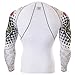 Fixgear White Under Compression Cycling Base Layer Tee Shirt Long Sleeve S~4XL