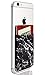 Vandel Pocket: Stretchy Lycra Stick On Card Holder Wallet for the Back of Cell Phones (Black Marble)