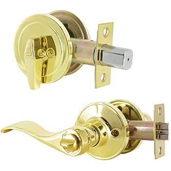 deadbolts polished keyed alike lock levers lockset
