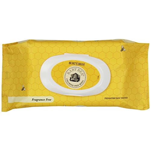 Burt's Bees Baby Bee Chlorine-Free Wipes, 72 Count (Pack of 6) image
