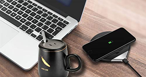 5 Upgrade+Coffee+Wireless+Charger+Heating