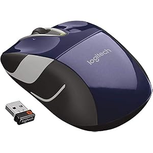 Logitech M525 – Mouse senza fili blu (ricondizionato)