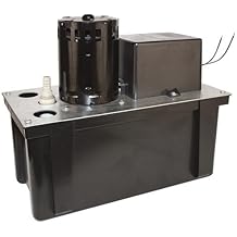 Little Giant 553206 115V 1/18 hp 270 gph Automatic Condensate Removal Pump with 1 gallon Tank
