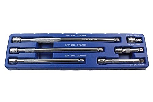 US PRO 6PC 3/8 DR Wobble Extension BAR Set 38-300mm B4029