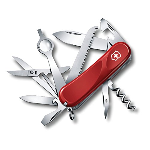 Victorinox Swiss Army Multi-Tool, Evolution 23 Pocket Knife, Red