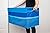 G.U.S. Kids Collapsible Toy Chest with Flip-Top Lid and Mesh Pockets, Large, Blue