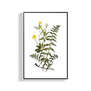 Canvas Wall Art for Living Room, Bedroom Leaves Framed Canvas Prints for Home Decoration Ready to Hang - 16x24 inches