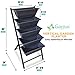 Vertical Garden Planter – 3 3/4 feet high 5 Tiered Raised Garden Box – Indoor or Outdoor planters for Flowers, herb, Vegetables or Seedsthumb 2