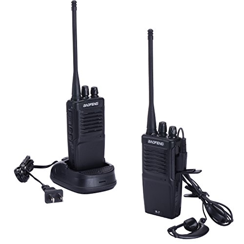 Nestling R-7 Two Way Radio Long Range UHF 400-470MHz Signal Frequency Single Band 16 CH Walkie Talkies with Original Earpiece (4 Pack) - Thumbnail 5
