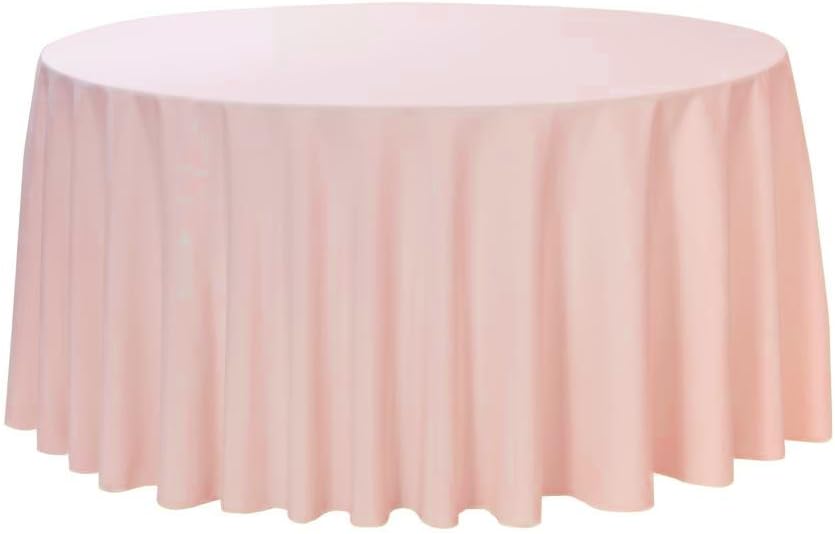 Tablecloths BLUSH PINK TABLECLOTH TABLE CLOTH VARIOUS SIZES ROUND