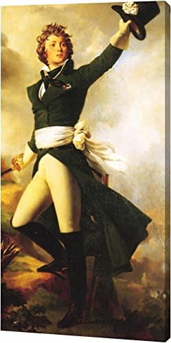 Prince de Talmont by Leon Cogniet - 10" x 19" Gallery Wrapped Giclee Canvas Art Print - Ready to Hang