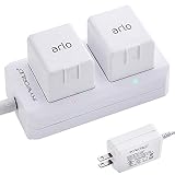 Arlo Battery Charger, Charging Station for Arlo Pro/Pro2/ Arlo go/Arlo Light/Arlo Security Camera Rechargeable Battery,Charging Adapter White Input:100-240V AC 50/60Hz 0.5 A Output: 12V-1.5A (White)
