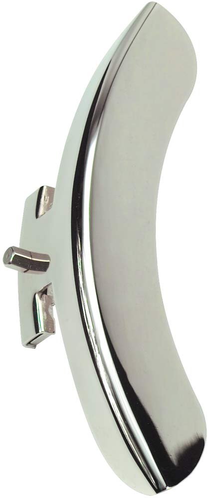 Golden Gate P-104 1930's Style Single-leg Armrest - Nickel-Plated Brass