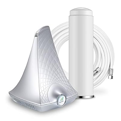 SureCall Fusion4Home Cell Phone Signal Booster for Home Omni/Whip Antenna Configuration | Whip indoor antenna for easier install | Covers up to 2000 sq ft | Boosts Voice, data for 4G, LTE, 3G