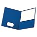 Oxford Twin-Pocket Folders, Textured Paper, Letter Size, Royal Blue, Holds 100 Sheets, Box of 25 (57512EE)