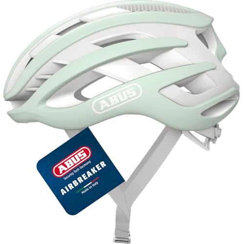 ABUS Rennradhelm AirBreaker, Pure Mint, Größe L