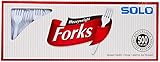 Solo White Heavyweight Forks - 500 ct