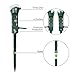 BN-LINK Outdoor Power Strip with Programmable Mechanical Timer and Yard Stake, 6 Grounded Outlets - 6 ft Cord, Weatherproof for Outdoor Lamps Lights Ponds Christmas Lights 1875W/15A ETL Listed