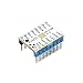 3D Printer Stepper Motor Driver, FYSETC TMC2208 V1.2 Stepstick Stepper Motor Driver Module Carrier with Heat Sink Screwdriver for 3D Printer Controller Boards Ramps1.4 MKS Gen Ender-3 Pro, White 5 Pcs