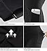 PHISOCKAT High Waist Yoga Pants with Pockets, Tummy Control 4 Way Stretch Women Yoga Leggings with 3 Pockets Black, Mediumthumb 4