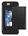 iPhone 7 Plus Card Holder Case, Holds Up to 2 Cards, TORUBIA Wallet Case Slim Fit Armor Air Cushion Technology Dual Layer Heavy Duty Shockproof Protective Cover for iPhone 7 Plus (5.5 inch) - Black