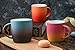 BEGONDIS Coffee Mug Ceramic Gradient Ombré Color Elegant Matte Tea Cup, Gift For Family and Friend 11.5oz