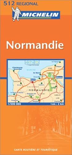 Download Carte routière et touristique, Normandie, n° 512, régional Michelin PDF