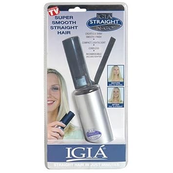 igia hair straightener brush