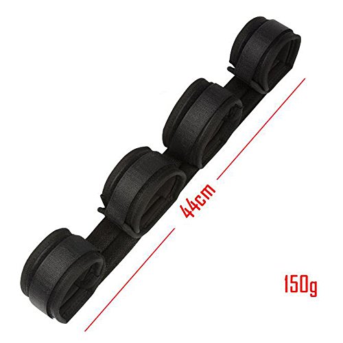 ZTD Nylon Straight board Handcuffs Black