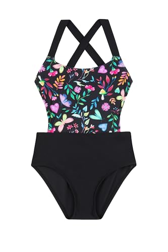 Gottex Girls Kids Cut Out Cross Strap One Piece Swimsuit Chlorine Fade Resistan…