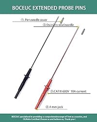 BOCEUC Multimeter Leads, Insulated Test Probe