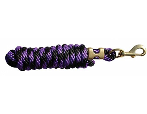 Professional’s Choice Poly Cotton Lead Rope Black/Purple