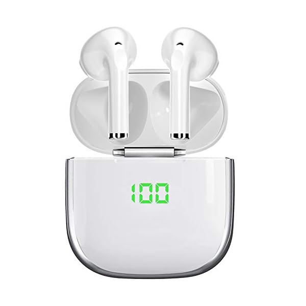 Wireless Headphones,Bluetooth 5.0 Earphones with IPX5 Waterpro of 30-Hours Playtime & True Wireless Earbuds with Touch…