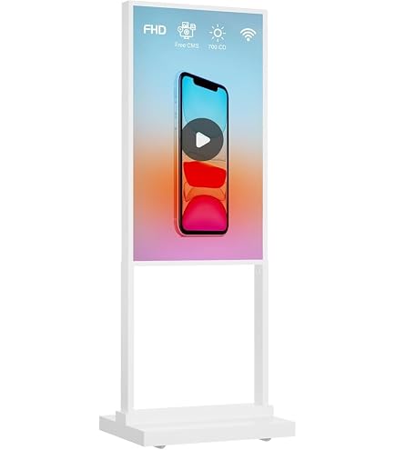Amazon.com: Canlarriz 50 inch Digital Signage Kiosk 700 nits 4K