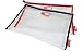Rough Enough Plastic File Folder Clear Document Holder Bag Zipper Pouches Bags for Organizing A4 Paper Letter Office Teacher Art Supplies Storage