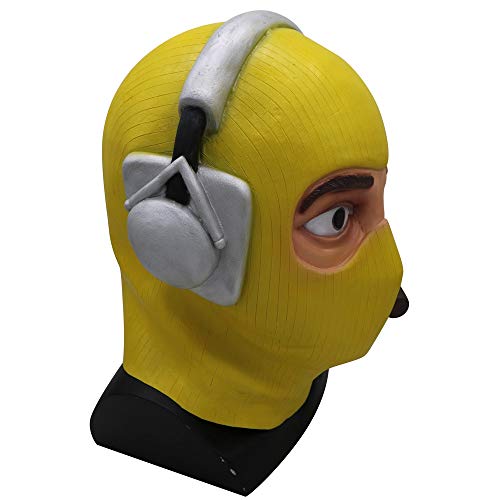 Scary Halloween Mask,Terror Ghost Devil Mask Dance Party Scary Biochemical Alien Zombie Caps Mask,Cosplay Prop Toy (A)