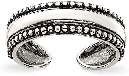 925 Sterling Silver Vintage Adjustable Toe Ring Open Midi Fine Jewelry For Women Gifts For Her
