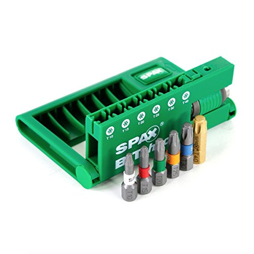 SPAX BITcheck, 7-teilig, 6 BITs T-STAR plus: T10, T15, T20, T25, T30,T40, und 1 Rapidaptor BIT-Halter, 5000009181309 – Bild 5