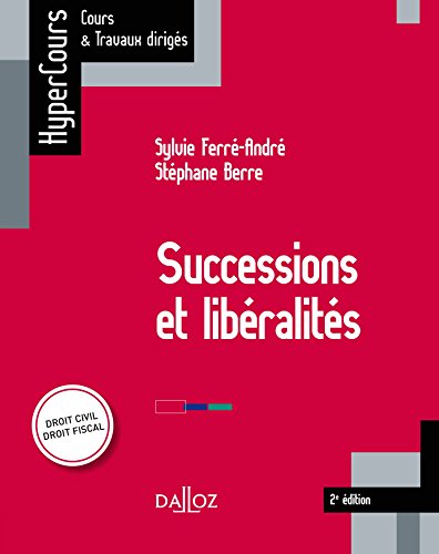 Successions et libéralités