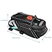 Roswheel Bike Saddle Bag, Mountain Bicycle Seat Pack Bag Waterproof Bike Seat Pouch with Extra Net Pouch Reflective Stripe and Taillight Hook for Outdoor Cyclingthumb 3