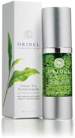 Oridel Green Tea Supercharger Face Serum with vitamins A, E and ceramides by Oridel