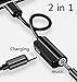 Adapter for iPhone X to 3.5 mm Headphone Jack Charger Adapter, 2 in 1 Earphone Audio Jack Cable Support for iPhone 7/7Plus/8/8Plus/11/X/XS/XR/XSMAX Dongle Accessory Connector Compatible All iOS Systethumb 1