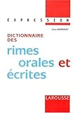 Dictionnaire des rimes (Relié) by 