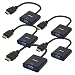 HDMI to VGA 5 Pack, Benfei Gold-Plated HDMI to VGA Adapter (Male to Female) for Computer, Desktop, Laptop, PC, Monitor, Projector, HDTV, Chromebook, Raspberry Pi, Roku, Xbox and More - Black