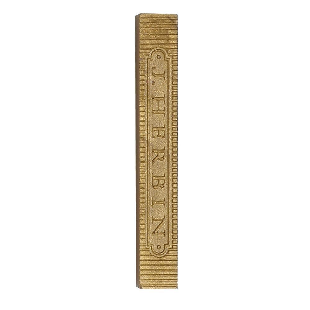 Jacques Herbin 33104T - A case of 4 sealing wax sticks, Gold Colour - 8.5cm - Writing - Creative Tool - Traditional presentation - Use for Correspondance