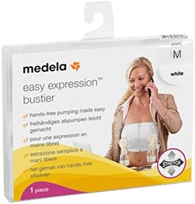 Medela Women's Easy Expression Bustier - for Comfortable, Hands-Free Breast Pumping, Compatible with All Breast Pumps
