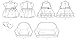 McCall's Pattern Company M6853 Dresses and Shoes for 18-Inch Doll and Furniture Sewing Template, One Size