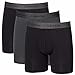 Calvin Klein Modal Boxer Brief Ultra Soft - 3 Pack (Large, Black-Dark Gray)