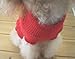 Tangpan Turtleneck Classic Straw-Rope Pro Pet Dog Sweater Apparel (Red,M)