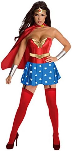 KSHUN Women's Halloween Cosplay DC Anime Superman Wonder Woman Costume